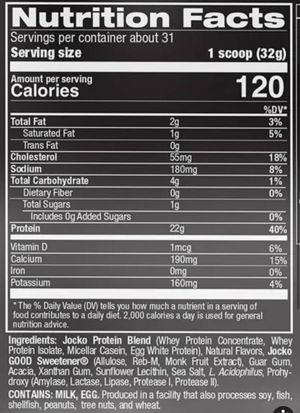 JOCKO MOLK Protein