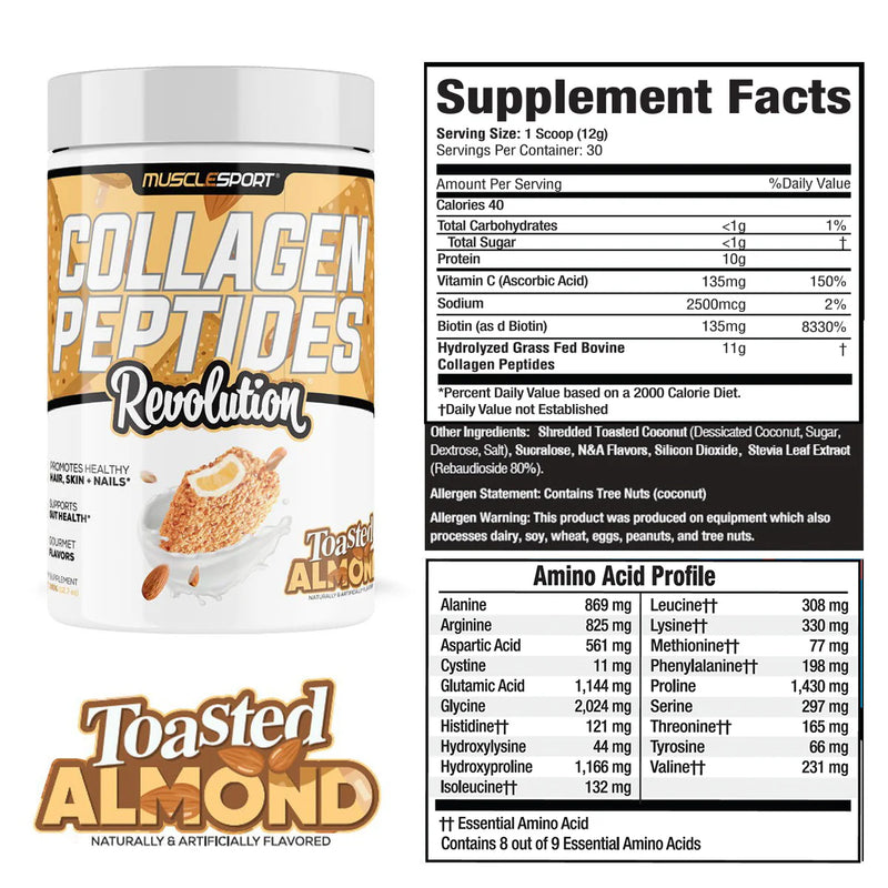 Muscle Sport Collagen almond