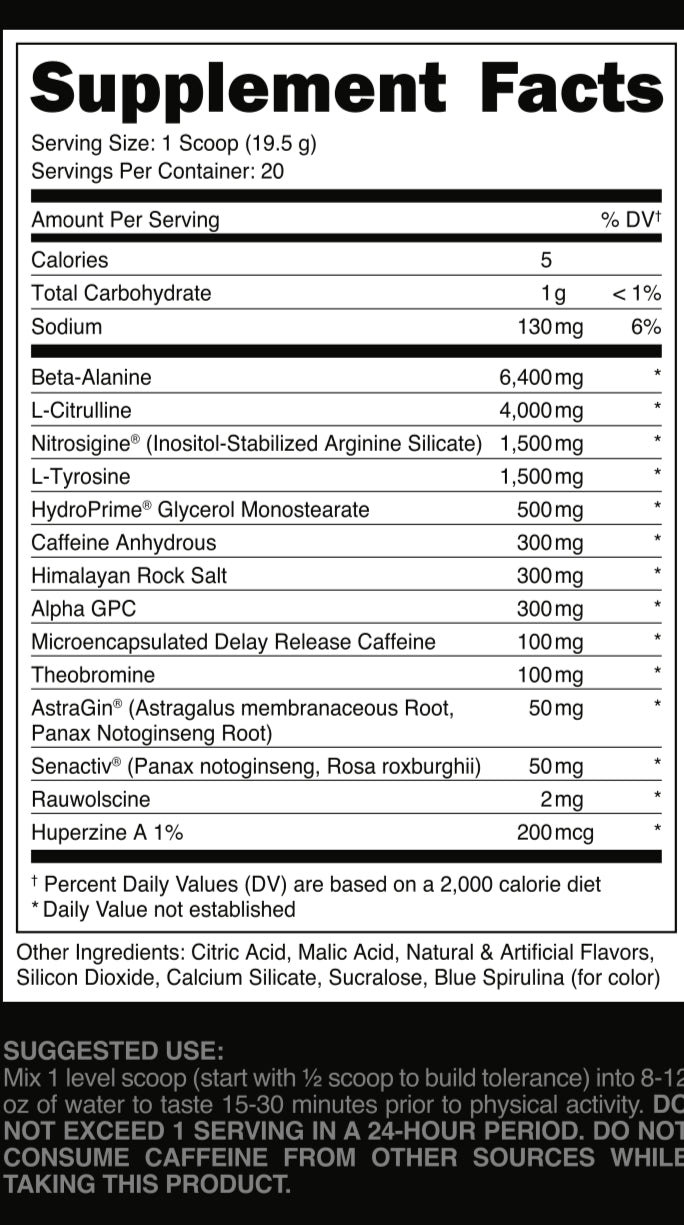 Mother Bucker Pre-workout