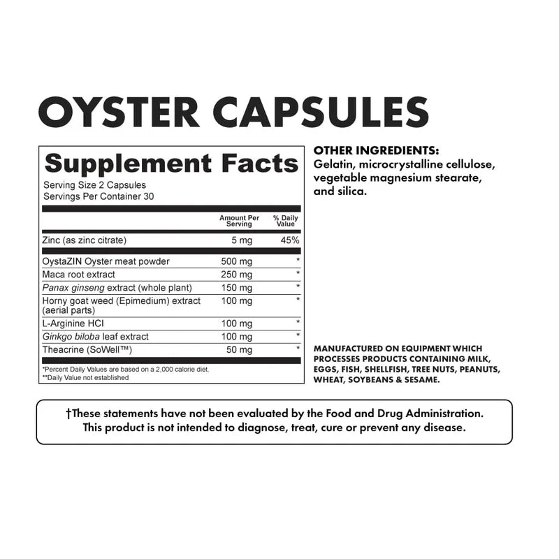 Oyster pills