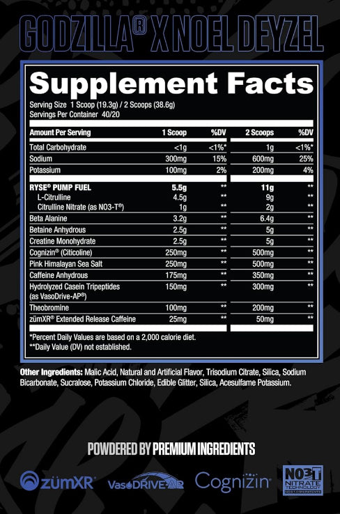 Ryse Godzilla Pre-workout