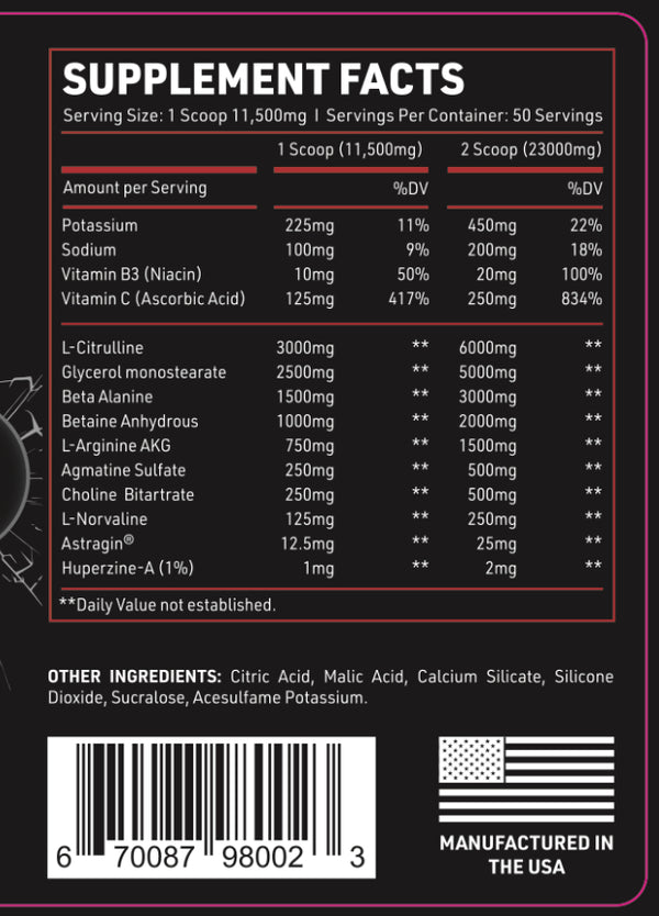 Swoll Sauce pre-workout