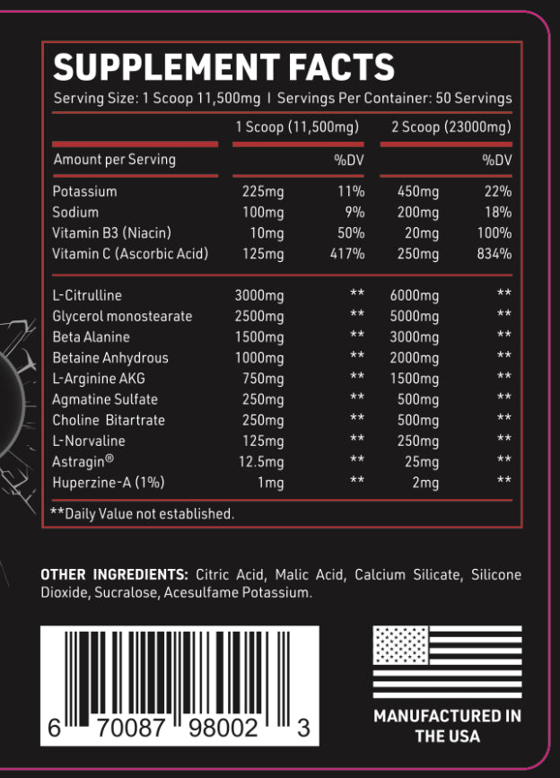 Swoll Sauce pre-workout