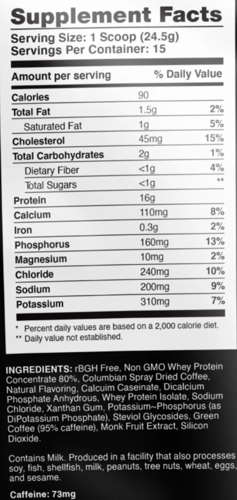 Protein Coffee vanilla