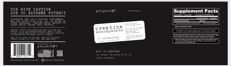 Creatine project 1