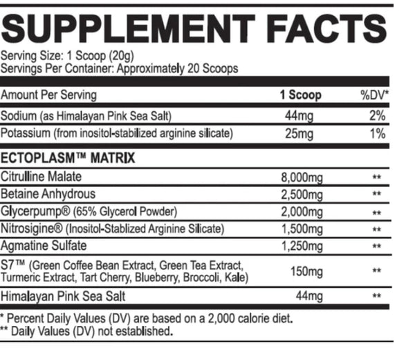 Black magic Ecto Plasm Pre-workout