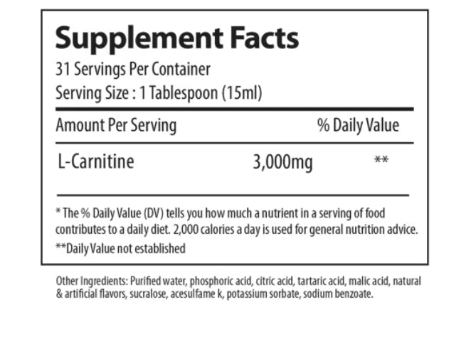 L-carnitine liquid gummy worm