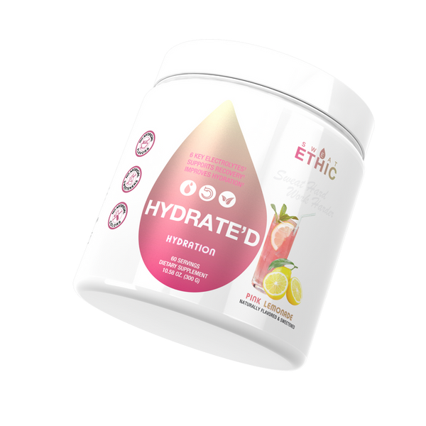Hydrated sweat ethic lemonade