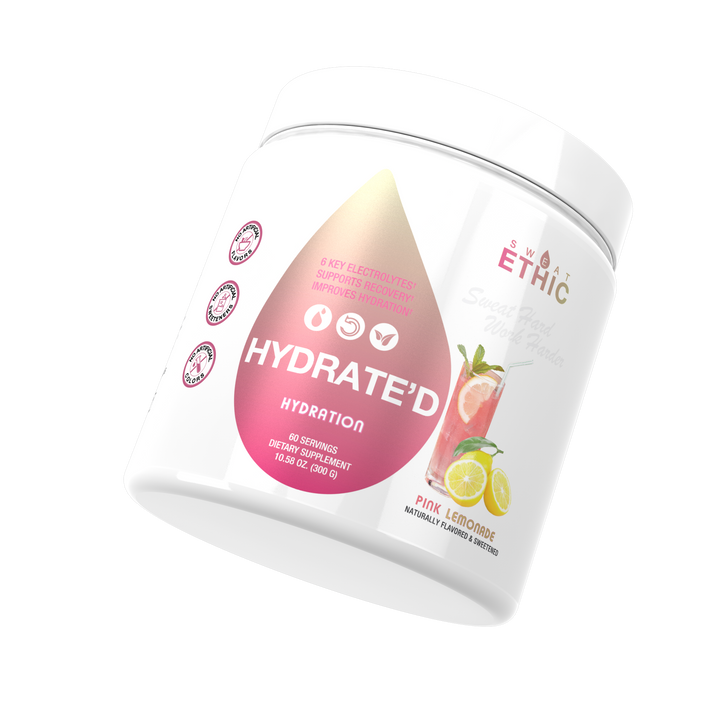 Hydrated sweat ethic lemonade