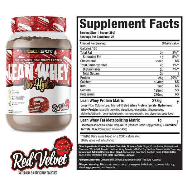Lean whey protein moms red velvet